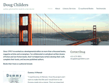 Tablet Screenshot of dougchilders.com